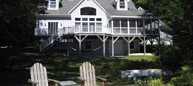 Lakefront Home with Private Beach!