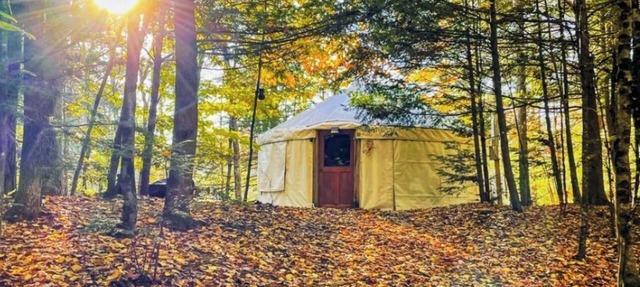 LAKES REGION YURTS! The BEST private yurt in the Lakes Region. Book now☺️