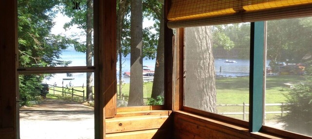 Lakeside Cottage with Private Shared Sandy Beach on Newfound Lake.