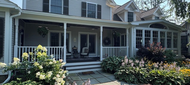 Large open floor plan. Private yet close to everything. Lovely meadow views