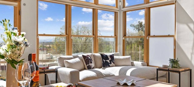 Light Modern Railyard View Loft