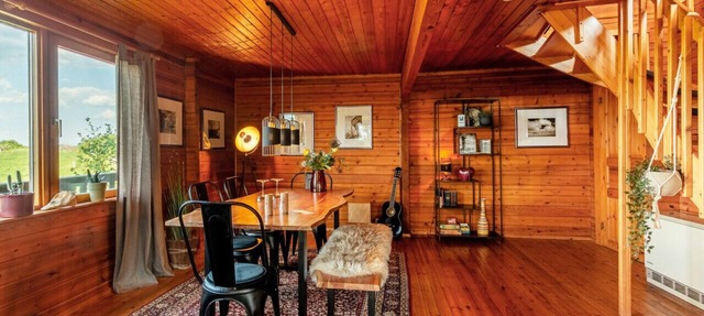 Log cabin Eifelsteig w/fireplace garden & fireplace