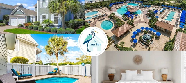 Luxury 4 Bed, 5 bath Villa w/Private Pool in Oceanfront North Beach Resort!
