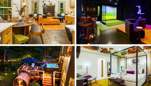Luxury Escape! Golf Sim, Sauna, Hot Tub & Game Room Bliss