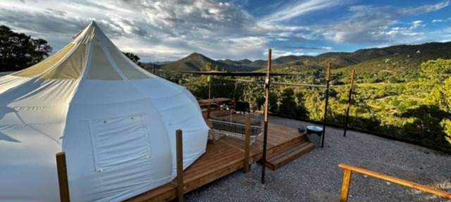 Luxury Glamping in High Rolls Mountain Park, NM Stunning Views & Modern Comforts