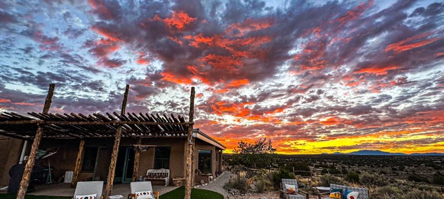 Magical 21 Acre Solar Adobe Ranch House in Ojo Caliente and Carson Nat. Forest