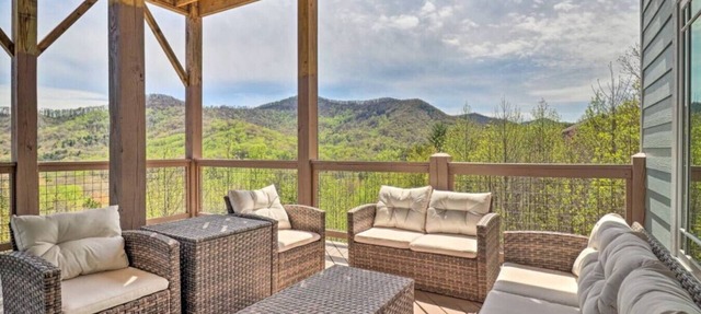 Massive Mountain Retreat, 12 Miles to Asheville!