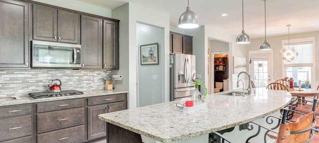 Media Room & Yard: Modern Moncks Corner Home