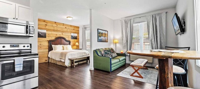 Modern 1BR Downtown | King Bed + Parking, Snowshoe