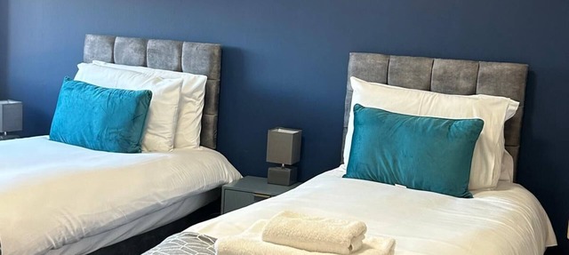 Modern 2-Bedroom Apartment Level Access Central walk to Station Festival Place & The Avil Theatre
