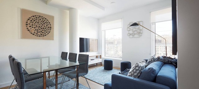 Modern 3 BR loft -shared deck - gym - mins to NYC
