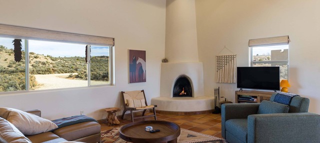 Modern Adobe, Kivas, Latillas, Fresh Open Concept