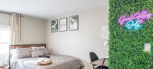 Modern & Cozy Studio with Luxe Spa-Like Bathroom, Close to NYC+Major attractions