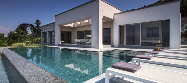 Modern Designer Villa With Pool And Magnificent Lake Views! - Villa Camilla