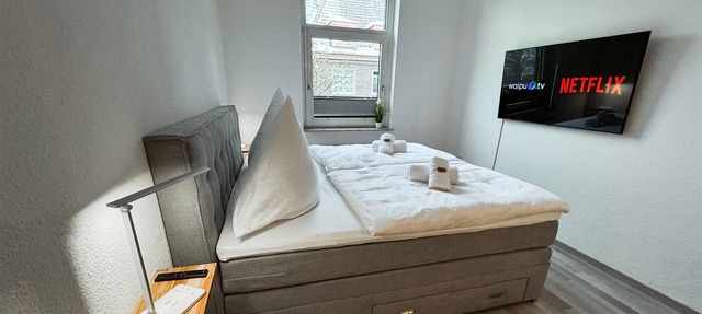 modern equipped business apartment kitchen | Netflix | Südstadt | Maschsee