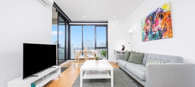 Modern Luxe Charm with Balcony Parking Gym