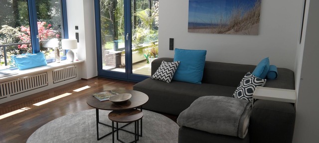 Modern, quiet vacation apartment with garden in the Hülser Bruch nature reserve