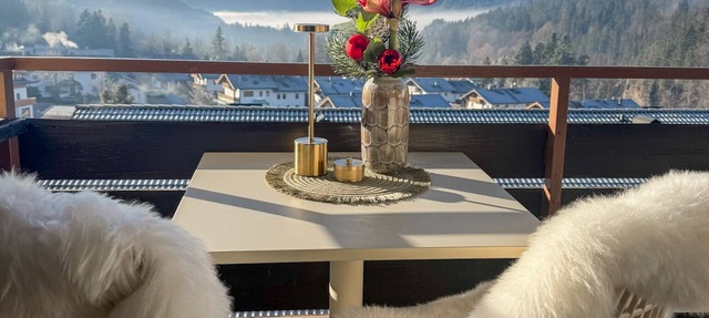 Modern vacation apartment with view of the Watzmann incl. pool and infrared cabin