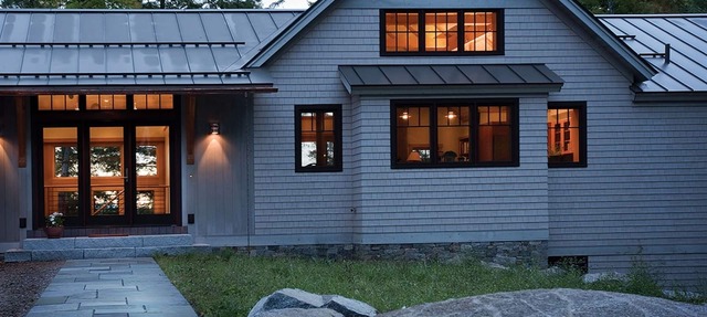 Modern waterfront home on Squam Lake