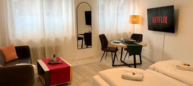 Modernes Studio im Herzen von Würselen, gemütlich, zentral & mit Netflix