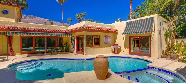 MOROCCAN POOL/SPA VILLA IN PALM SPRINGS GREAT DEEPWELL NEIGHBORHOOD PS ID106