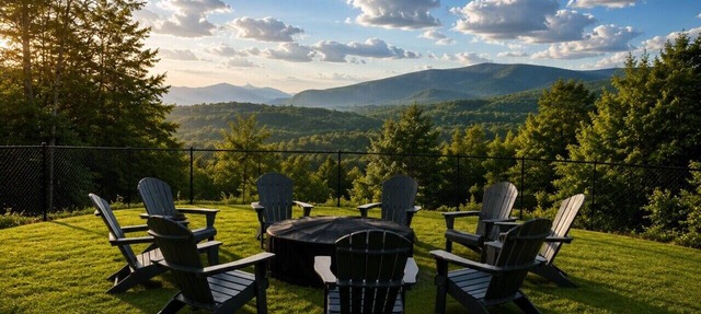 Mountain View Modern Chalet w/Fire Pit & AC