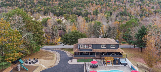 NEW LISTING! Heated Pool + Sauna + Hot Tub + Game Room + Jungle Gym + Fire Pit
