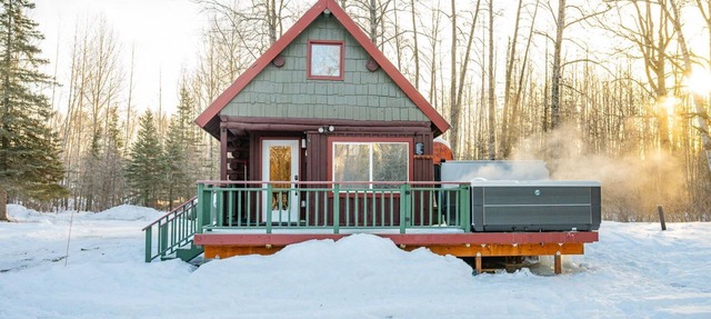New Listing! River Front Cabin with Hot Tub near Hatcher Pass!