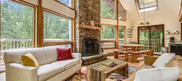 Northeast Passage Chalet is a cozy and warm. Wonderful hot tub on the deck and a great big stone fireplace. The Killington golf course and Green Mountain National Golf Course are just a few minutes from this location.