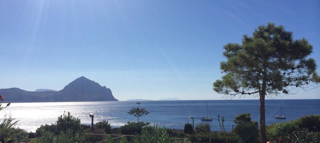 Overlooking the rocky bay of Makari, walking distance from the sea