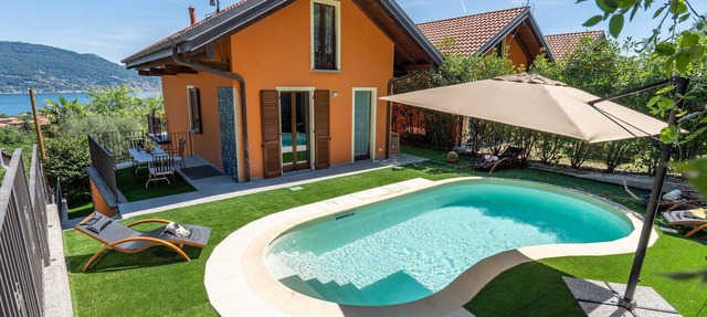 Palmito villa with pool in Baveno