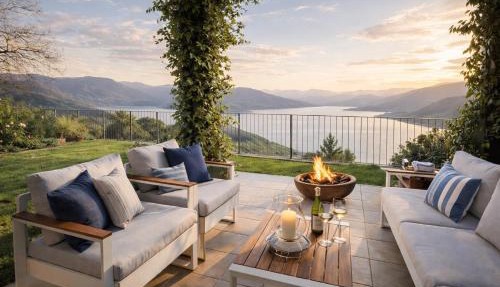 Panoramic Lake View Private Garden & Relaxation