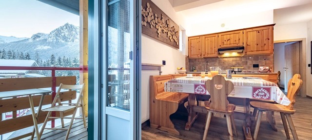Panoramic view from your home in Val di Fassa