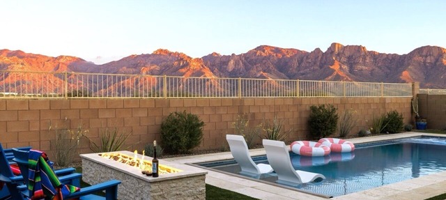 Panoramic views w/Heated Saltwater Pool + Spa