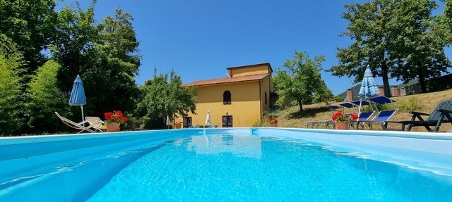 Peaceful restored village house with garden & private pool, close to facilities