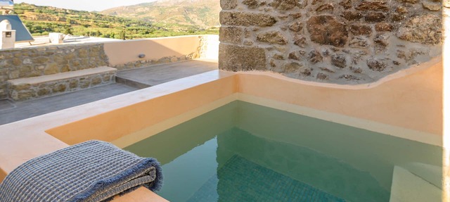 Pera Chorio - Daphne: Artist's stone house with countryside views