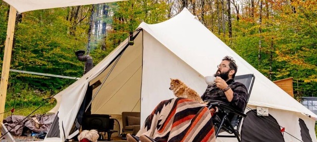 Piebald Mountain Pet Friendly Tents, Petersburg, New York