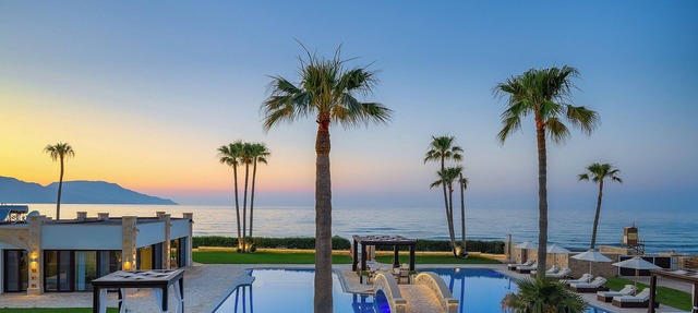 Private Beachfront Estate located on the beach of Paralia Kournas
