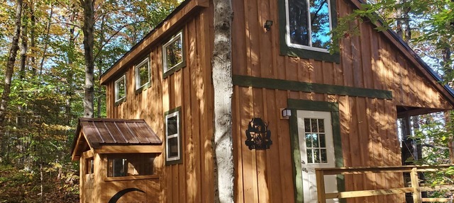 Private cabin on water nestled in foothills of scenic Mt. Cardigan