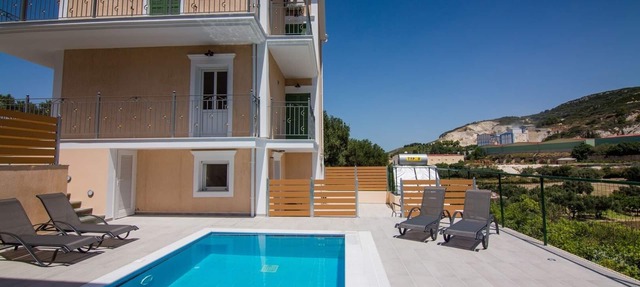 Private Modern pool Villa close to the airport of kefalonia