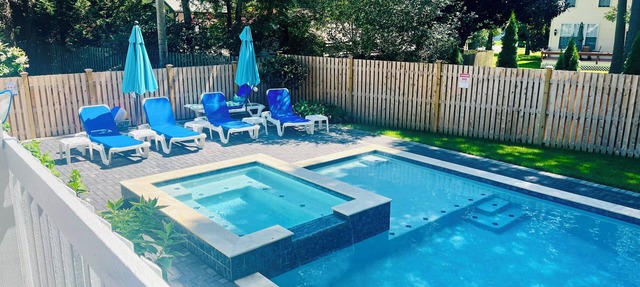 Relax at this Cape Escape Pool & Spa, Lower Unit, 4 Bed 2.5 Bath, Expansive Deck
