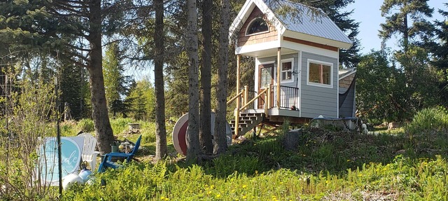 Repurposed Playhouse with room for 2!