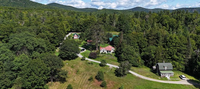 RESTORED HISTORIC ADIRONDACK BIRD CAMP NEAR GORE MT WITH LOVELY MOUNTAIN VIEWS