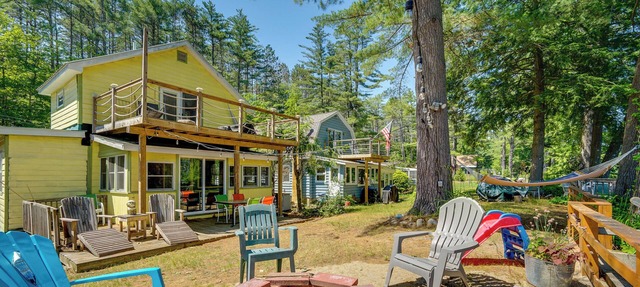 Riverfront Hadley Getaway w/ Fire Pit & Boat Dock!