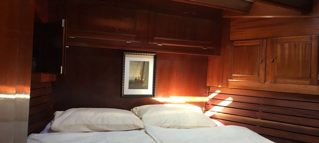 Romantic overnight stay on a historic ship