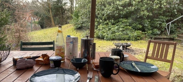 Ruhe & Entspannung Terrasse Parkplatz