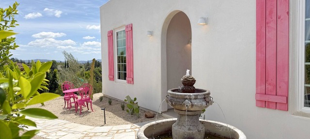 Santorini Inspired Villa Sunset Views Fallbrook