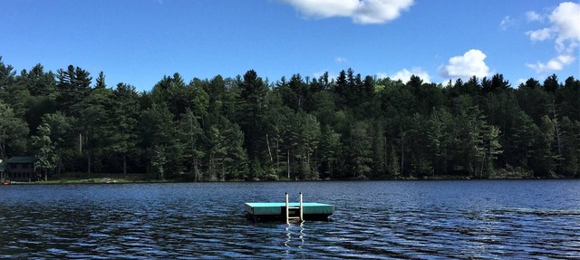 Secluded lakeside ADK home