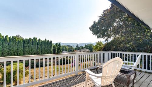 Serene Forest Grove Home w/Deck & Stunning Views!