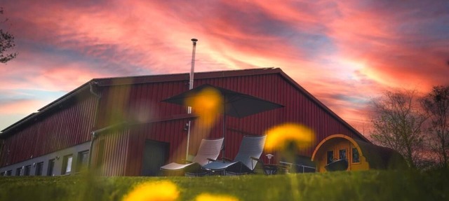 Single-storey living on a farm in a secluded location. Extensive fields and meadows surround Haus Augenweite